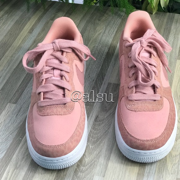 NWT Nike Air Force 1 LV8(GS) Coral Stardust Pink W - Picture 3 of 8